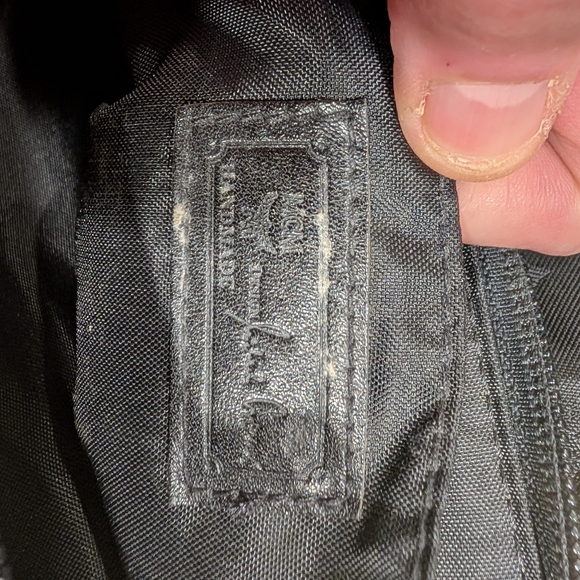 MCM Black and Gold Nylon Tote Bag Vintage - Picture 6 of 8